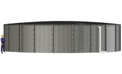 Aquamate - Model UR4R512 - 102,000 Gallon Rainwater Collection Tank