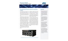 A&D - Model Phoenix AM/RT - Engine Combustion Analyzer - Brochure