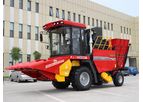 Boyo - Model 4YZ-3C - Corn Combine with Corn Stalk Cutting, Corn Peeling, Corn Stalk Grinding
