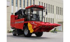 Boyo - Model 4YZ-4C Type - Corn Combine with Corn Stalk Cutting, Corn Peeling, Corn Stalk Grinding