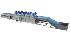 Fstsort - Model FIOP-8000B - Orange Washing, Drying, Waxing and Grading Line Machine