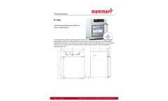 Memmert - Model IF110bw - Standard Delivery Blanket Warmer - Datasheet