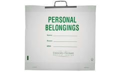 ASP Medical - Model TBD - Biodegradable Patient Belonging Bag