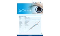 CAPSULVisc - 2.0% Sodium Hyaluronate  - Brochure
