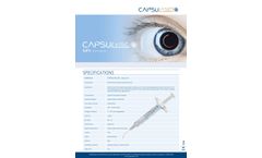 CAPSULVisc - 3.0% Sodium Hyaluronate - Brochure