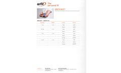 Orficast - Thermoplastic Orthotic Fabrication Material - Brochure