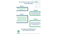 Griff - Model Carton - Cardboard Clinical Waste Container Brochure