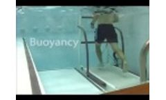 AquaGaiter "Drop-in" underwater treadmill by Hudson Aquatic Systems LLC - Video