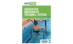 AquaGaiter - Drop-in Underwater Treadmill System - Brochure