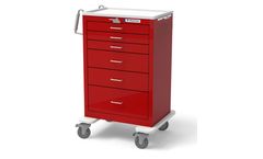 Model UXRLU-333669-RED - 6 Drawer X-Tall Emergency Cart
