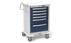 Model UTGSA-333369-DKB - 6-Drawer Tall Anesthesia Cart