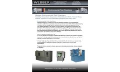 Webber - Environmental Test Chambers - Brochure
