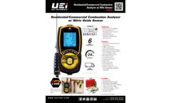 UEi - Model C165+N - Residential/Commercial Combustion Analyzer w/ NOx Sensor Datasheet