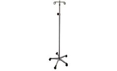 Mid Central - Aluminum Base IV Pole for Clinical Use