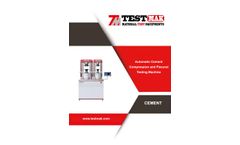 Testmak - Automatic Cement Compression & Flexure Testing Machines - Brochure