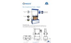 Presto - Box Compression Tester Brochure