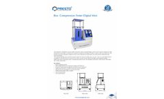 Presto - Box Compression Tester Digital Mini Brochure
