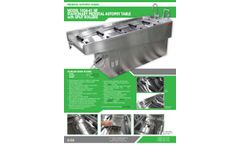 Pedestal Autopsy Tables - Catalog