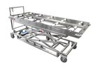 Model M690-ES - Endload/Sideload Portable Cadaver Scissor Lift with Rollers
