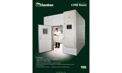 BioChambers - Model LTRB - Low Temperature Plant Growth Room  - Brochure