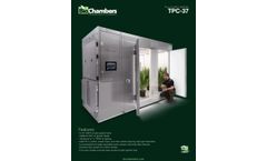 BioChambers - Model TPC-37 - Tall Plant Growth Chamber - Brochure