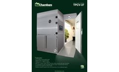 BioChambers - Model TPCV-37 - Tall Plant Growth Chamber - Brochure