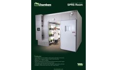 BioChambers - Model SPRS - Short Plant Growth Room - Brochure
