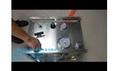 DLS Series Hydraulic Test Bench???Hydrostatic Test Pump, Water Pressure Test Pump - Video