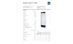 Nordic - Model LT U250 - -45C Biomedical Upright Freezer  - Brochure