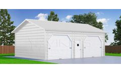 Viking - Model 2231VG9 - 22x31 Two Car Side Entry Garage
