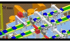 Lithium battery module assembly line - Video