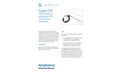 Thermometrics - Model Type CSP Series - Probe Thermistor Datasheet