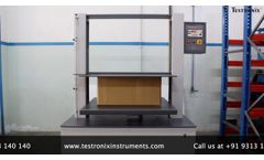 Best Box Compression Tester | BCT, Compression testing for Corrugated Boxes| Testronix Instruments - Video