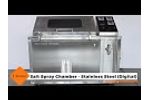 Salt Spray Chamber Digital | Corrosion Test chamber ASTM B117 | Testronix Instruments (Manufacturer) - Video