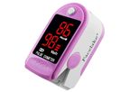Model FL400 Pulse - Oximeter with Carrying Case, Batteries, Neck/Wrist Cord, Pink