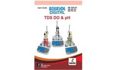 AQUASOL DIGITAL - Model ABTDS01 - TDS Conductivity PH Bench Top Meter Datasheet