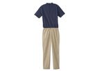 Silverts Adaptive - Model 50880 - Men`s Stay Dressed Jumpsuit with Short Sleeve Polo Shirt