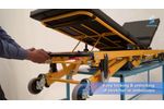 AIS-125 certified Auto loading ambulance stretcher (Model: AST-718) - Video