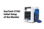 SunTech CT40: Initial Setup of Monitor (1 of 9) - Video