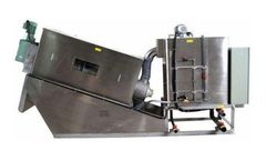 KHN - Model KDS - Stainless Multi Disc Screw Press for Sludge Dewatering