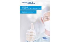 Sempermed - Model Supreme - Surgical Gloves - Brochure
