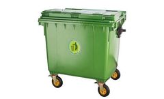 Enlightening Pallet - Model 1100L - Large Capacity Plastic Waste Bins