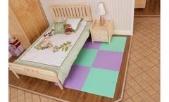 Hred - T-Pattern Stitching Floor Mat