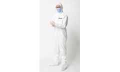 Bioblocked - Model PS 3465 - Non-Sterile RED-ZONE Coverall - Type 3-B/4-B/5-B/6-B