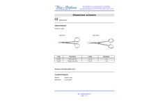 Dissection Scissors Datasheet