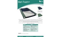 Benmor Medical - Model BMPB065FP - Bari Foam+ Bariatric Mattress Datasheet