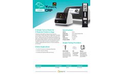 Bionote - Model Vcheck cCRP - C-Reactive Protein (CRP) - Brochure