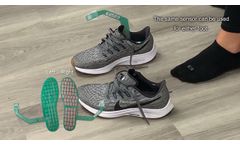 F-Scan64 In-Shoe Pressure Mapping System for Natural Gait Analysis - Video