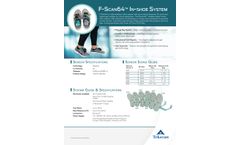 Tekscan - Model F-Scan64 - Cord-Free In-Shoe System Datasheet