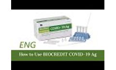 ]How to Use BIOCREDIT COVID-19 Ag_RapiGEN Inc. - Video